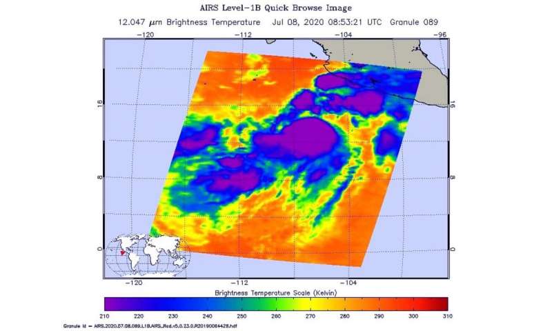 NASA sees storms wrapping around Tropical Cyclone Cristina