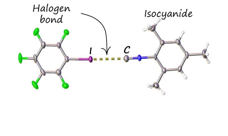 Novel noncovalent bond blocks repulsive odor of isocyanides