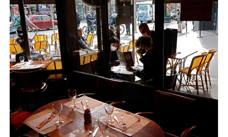 Paris has already shut bars and cafes for two weeks.