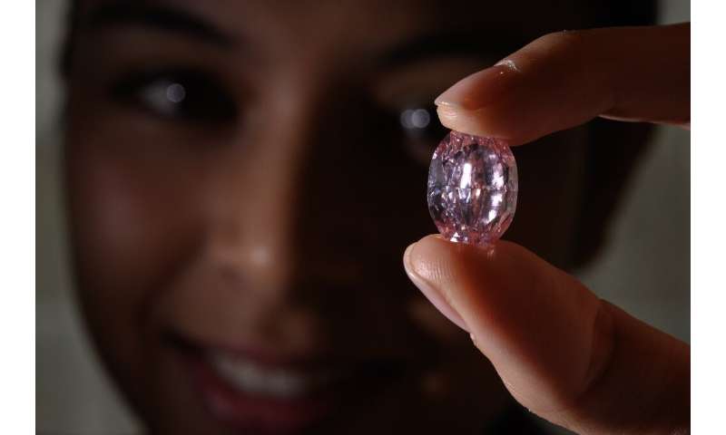 &quot;The Spirit of the Rose&quot;, a rare 14.83-carat purple pink diamond, has  been sold for $27 million