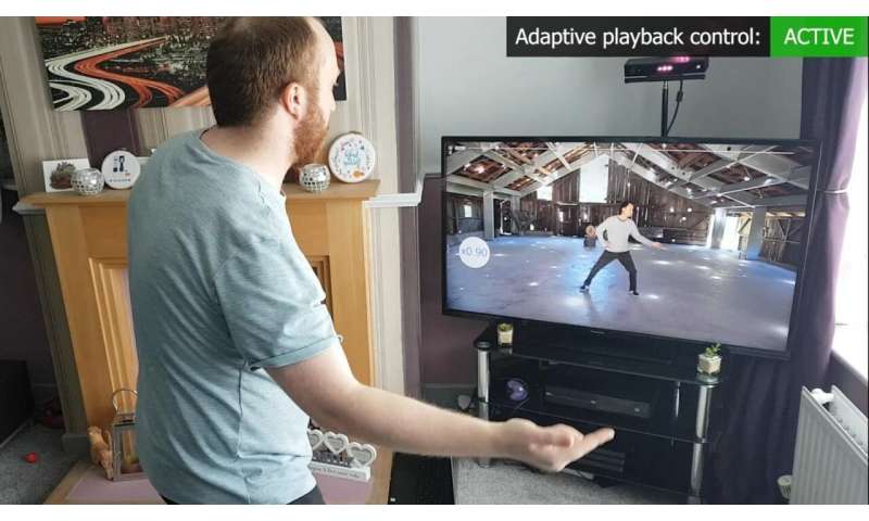 Reactive Video playback that you control with your body