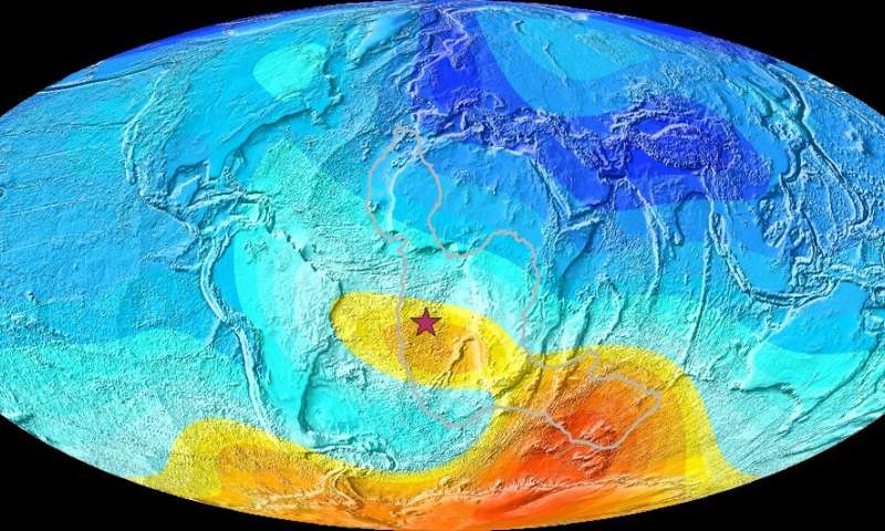 South Atlantic anomalies existed 8 - 11 million years ago