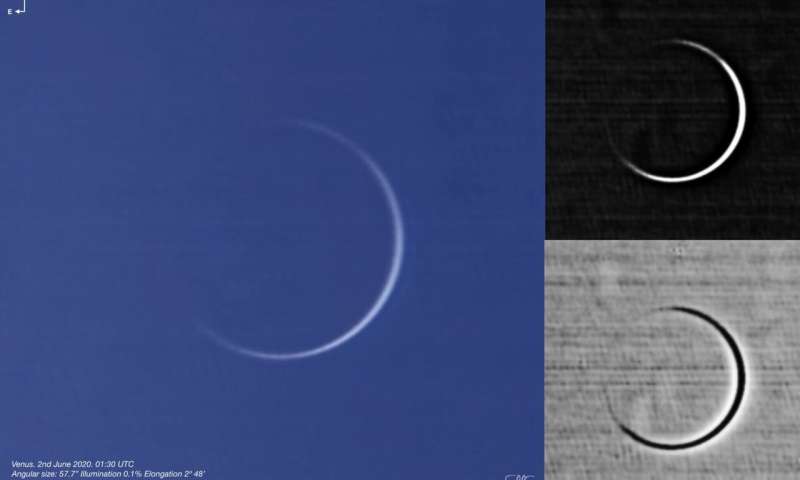 Spying a rare 'ring of fire' around Venus at inferior conjunction Spyingararer