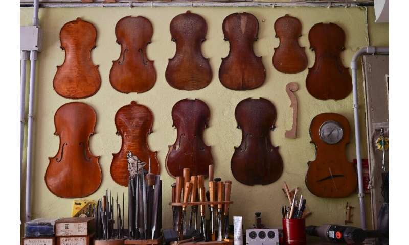 Stefano Conia's workshop—just one of the 160 in Cremona—has not changed for decades