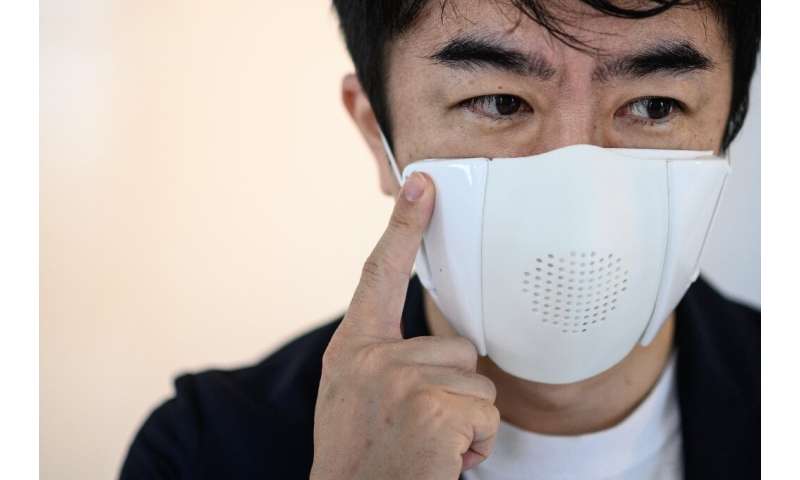 Taisuke Ono's start-up Donut Robotics has created a mask that helps users adhere to social distancing and also acts as a transla