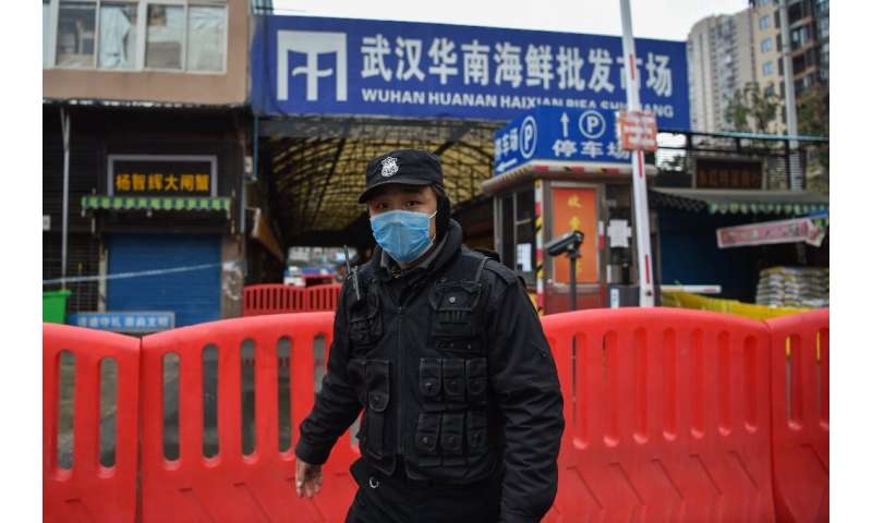 The wet market in China's Wuhan where the virus is believed to have emerged was shut down after the outbreak