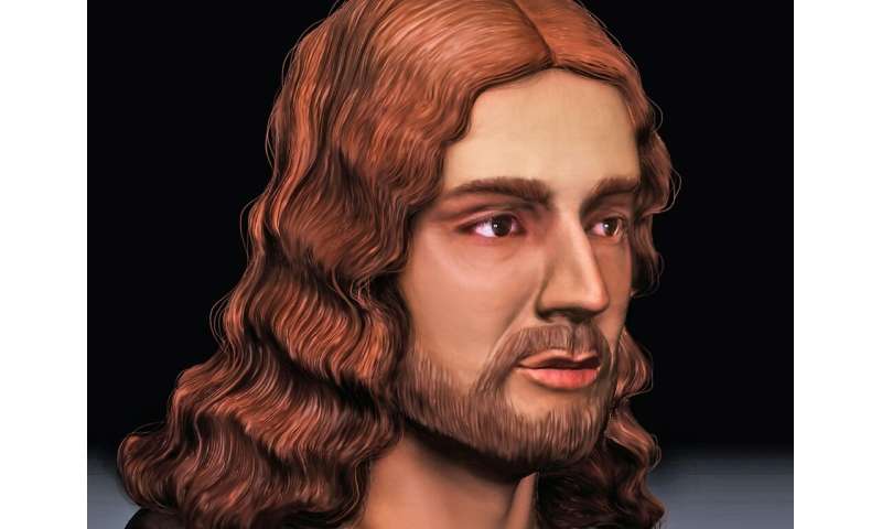 This is how Raphael looked, although he wouldn't have liked the accurate depiction of his nose