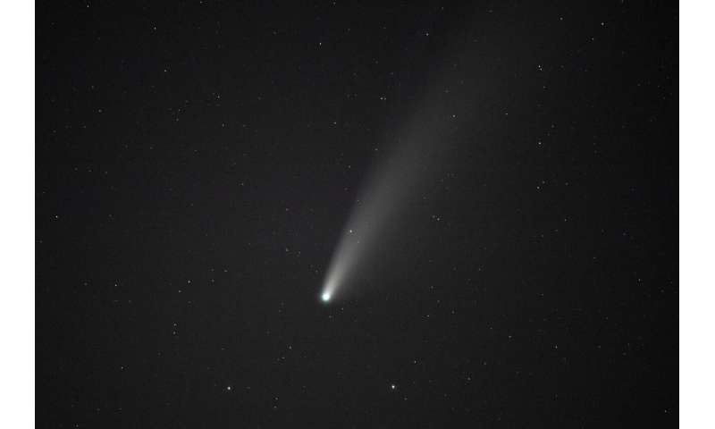 To photograph comet Neowise, it takes patience and placement