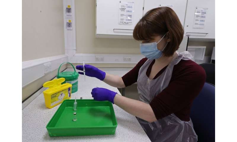 Training nurses and other technicians to prepare the vaccine doses for use is part of the process
