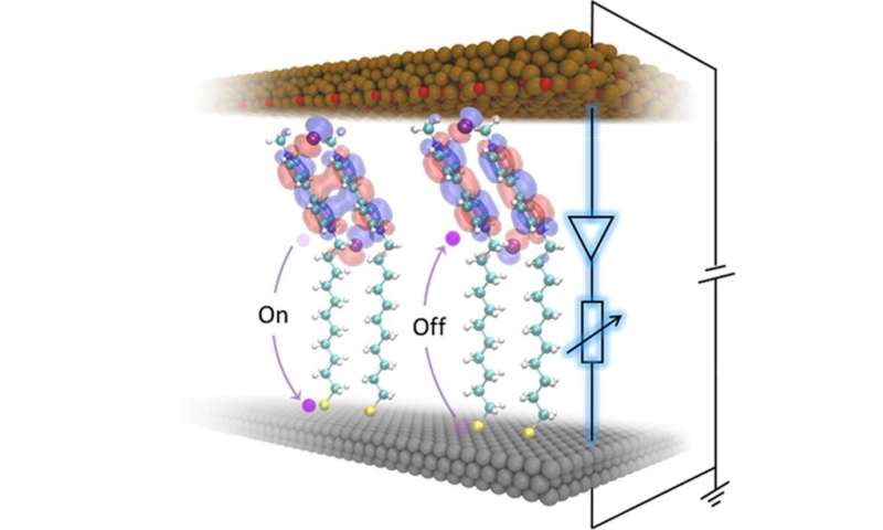 Two-in-one super molecule for high-density computing