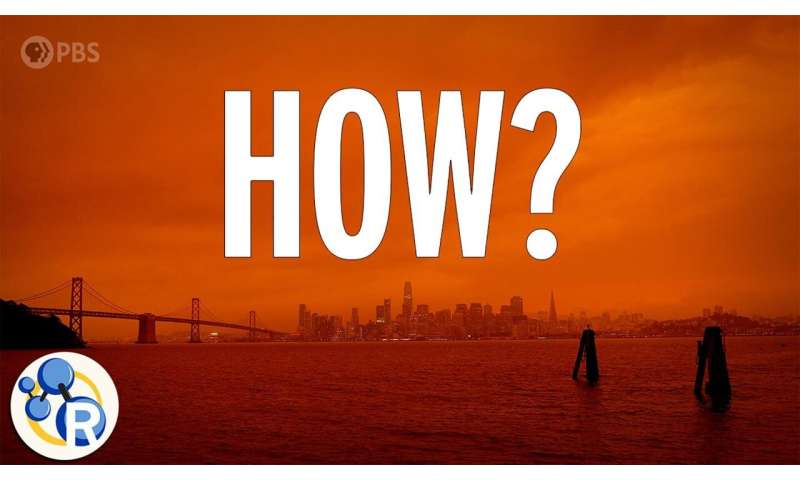 Why is the West Coast sky orange? (video)
