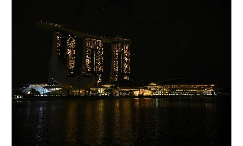 Cities like Singapore turned off their lights to mark Earth Hour