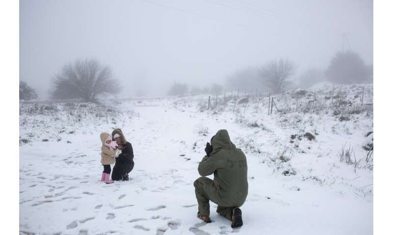 Heavy snowfall, gales as winter storm hits Middle East