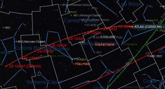 Catch comet R4 ATLAS as it nears Earth