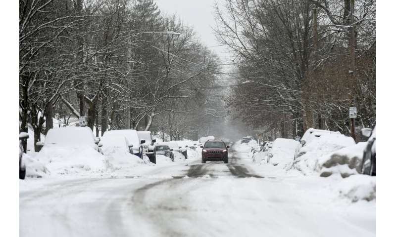 2nd major snowstorm in a week blankets Northeast