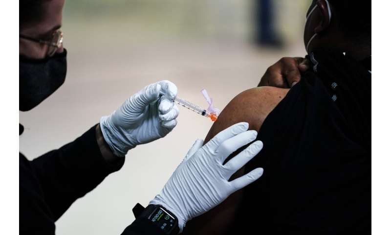 许多人仍然留下疫苗，但不情愿正在缓解