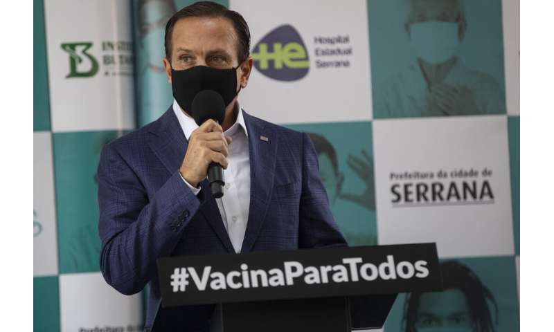 疫苗接种整个巴西的备件短缺
