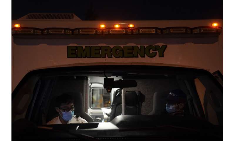 In ambulances, an unseen, unwelcome passenger: COVID-19
