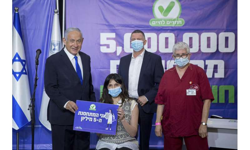 Israel celebrates 5 millionth coronavirus vaccination