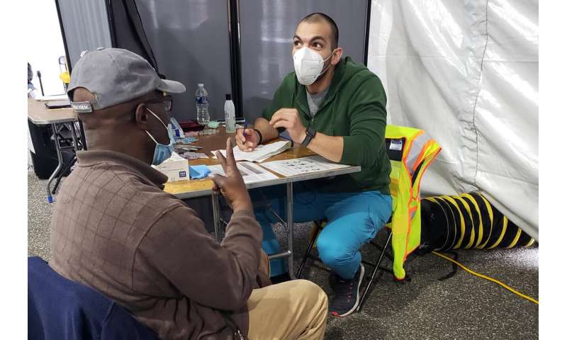 Homeless Americans finally getting a chance at COVID-19 shot