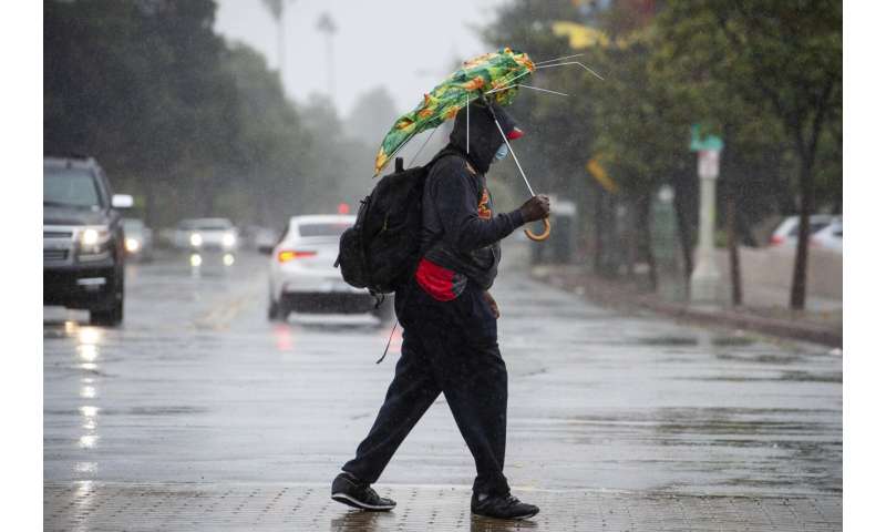 'Atmospheric river' drenches drought-stricken California
