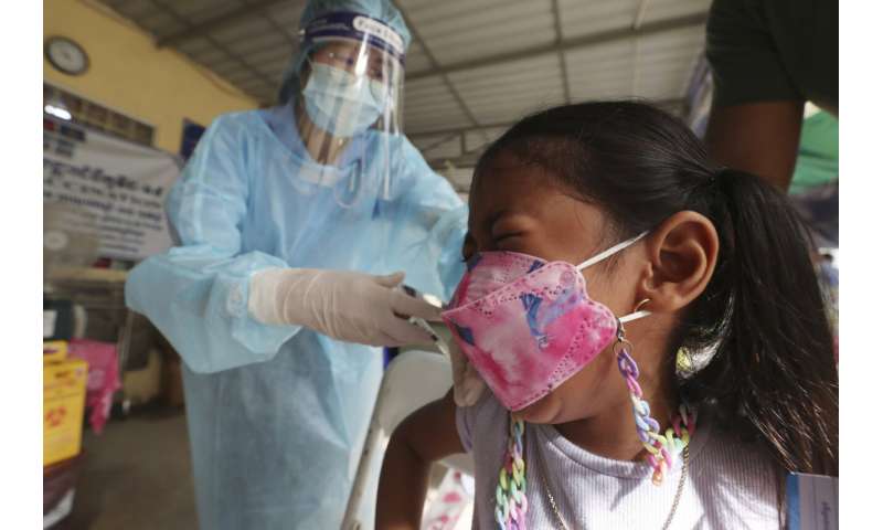 Cambodia, starting to reopen, begins vaccinating 5-year-olds