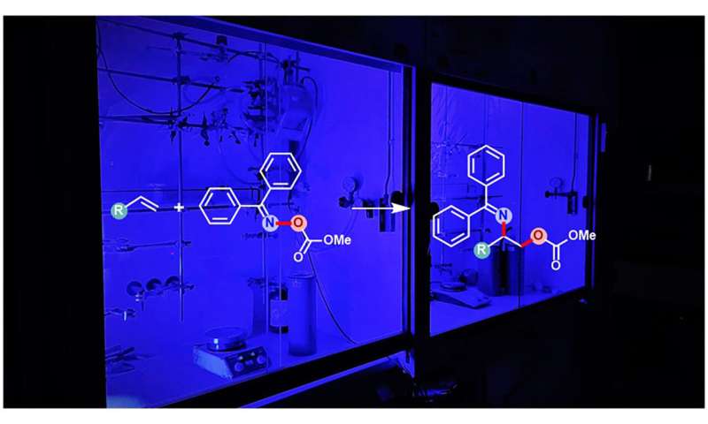 Chemists succeed in synthesis of aminoalcohols by utilizing light