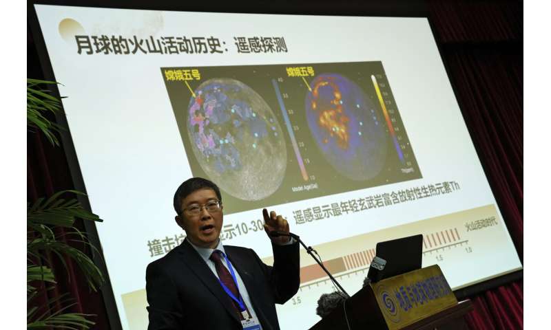 China says moon rocks offer new clues to volcanic activity