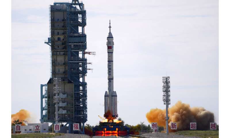Chinese crew enters new space station on 3-month mission