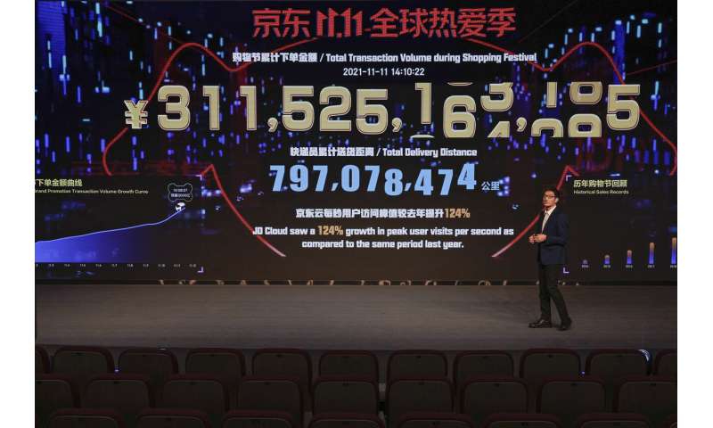 Chinese shoppers spend $139 billion during Singles' Day fest