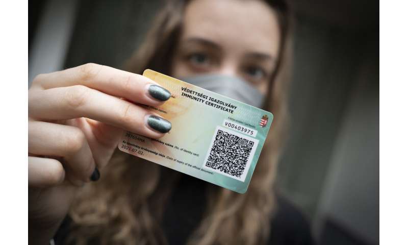 匈牙利对持有2019冠状病毒病免疫卡的人重新开放