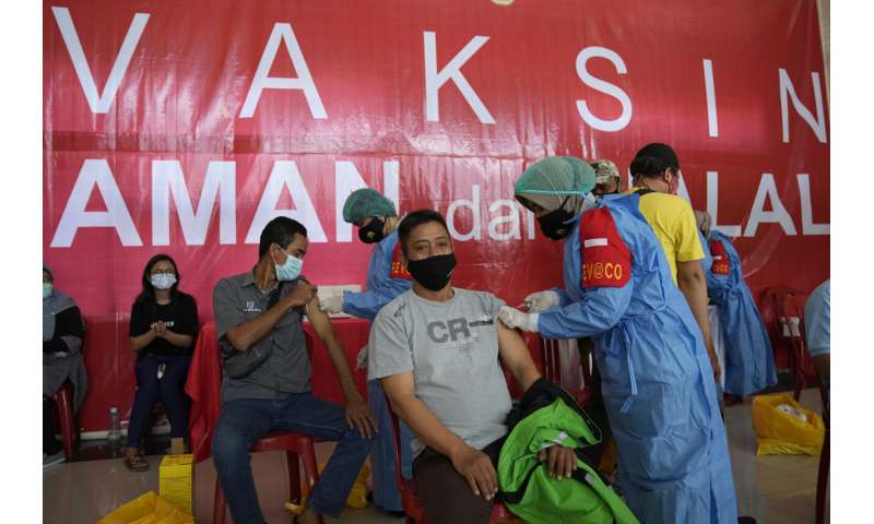 Indonesia caught between surge and slow vaccine rollout