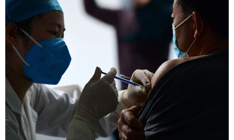More than 73,000 people in the Chinese capital have received the first dose of the vaccine