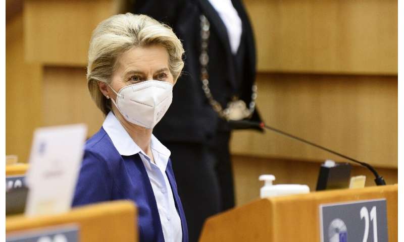 &quot;More safe and effective vaccines are coming to the market,&quot; EU Commission President Ursula von der Leyen (pictured Ma