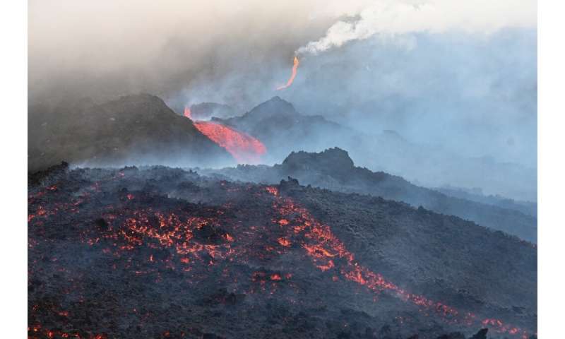 Rivers of lava have been streaming down the Pacaya volcano since it began erupting in February 2021