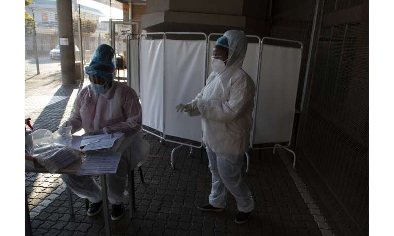 New cases of coronavirus in South Africa are reaching record levels