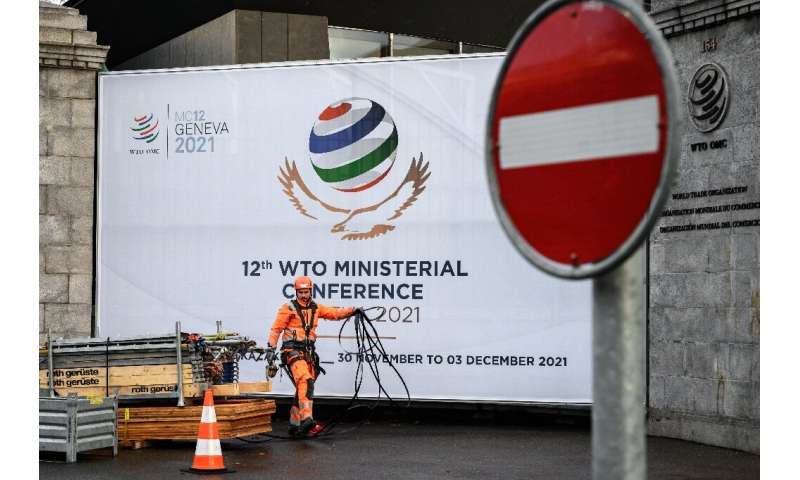 The WTO has canceled its largest rally in four years, the meeting, at the last minute over a new variant.