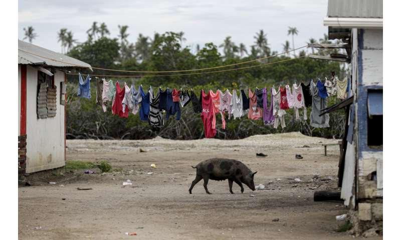 Tonga's main island locks down after 1st virus case found