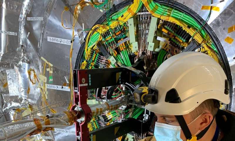 TPU Physicists Install New Diamond Sensors for CMS Experiment on Large Hadron Collider