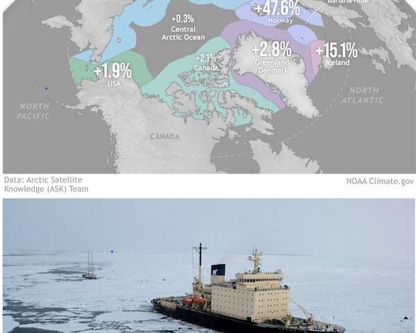 Arctic report card reveals rainier, shifting seasons with broad disturbances