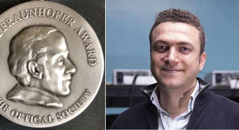 Aydogan Ozcan receives the 2022 Joseph Fraunhofer Award and Robert M. Burley Prize