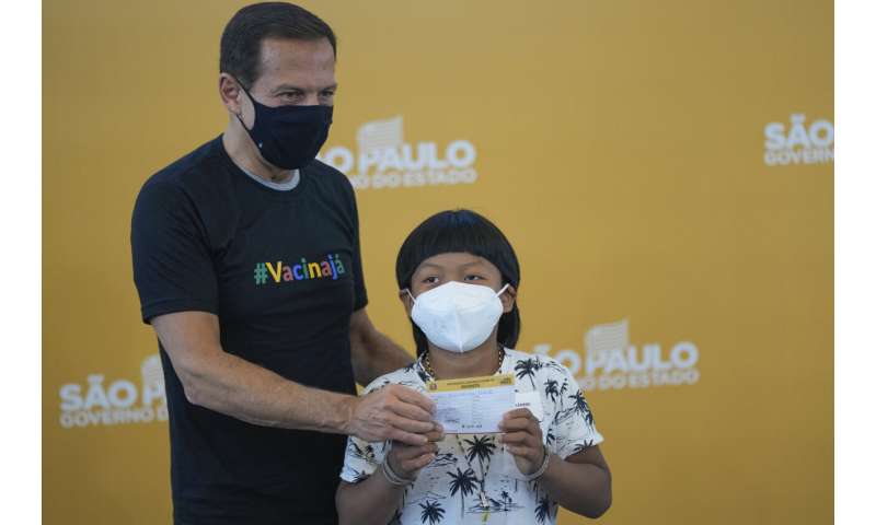 Brazil starts vaccinating children after weeks of delay