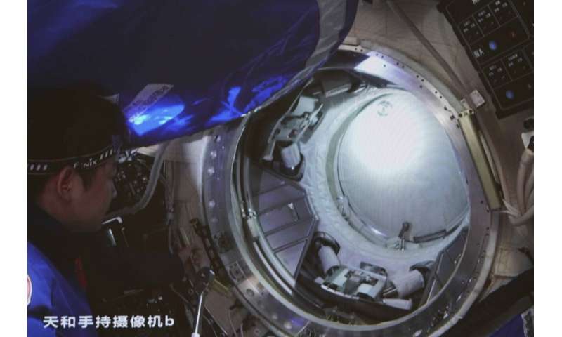 China adds science laboratory to its orbiting space station