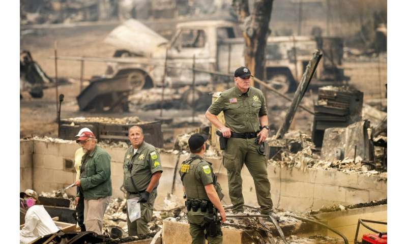 Deadly California wildfire wipes out scenic river town