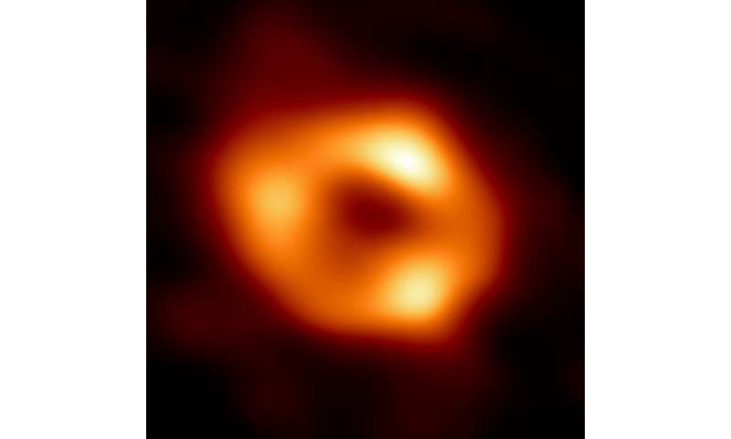 First image of the beastly black hole at the heart of our galaxy