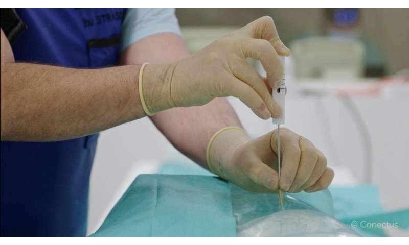 Flexible surgical needle offers enhanced precision