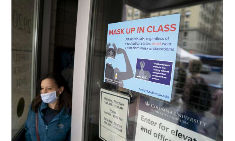 Mask mandates return to US college campuses as cases rise