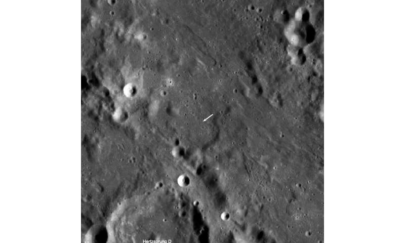 NASA's Lunar Reconnaissance Orbiter spots rocket impact site on moon