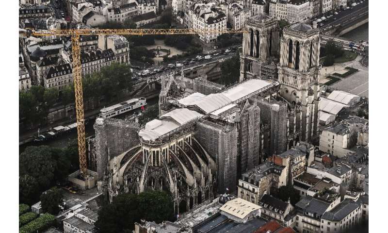 Notre Dame was struck by a devastating fire in 2019