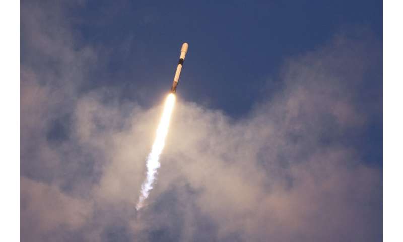 SpaceX puts its rival's internet satellites into orbit